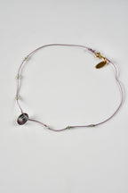 Collier Quartz mystique & Apatite