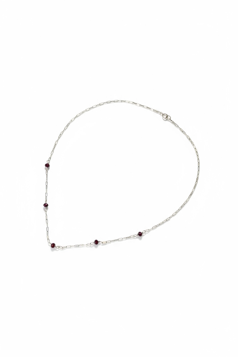 Colliers Grenat sur argent S925