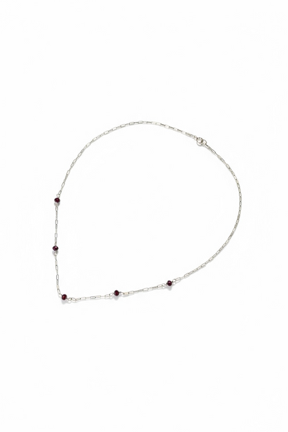 Colliers Grenat sur argent S925