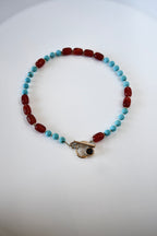 Collier Turquoise & Cornaline