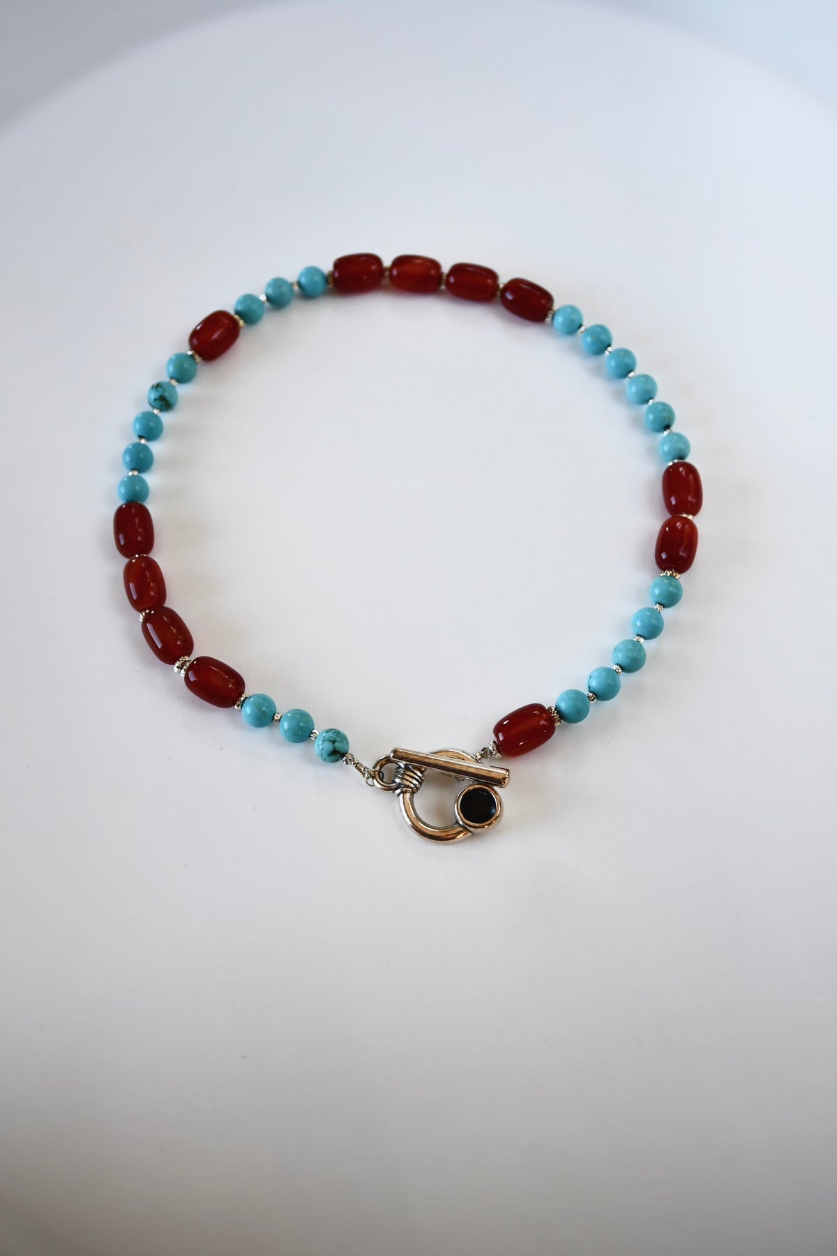 Collier Turquoise & Cornaline