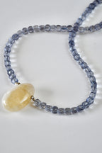 Collier Topaze & Citrine — Clarté, Vitalité et Équilibre