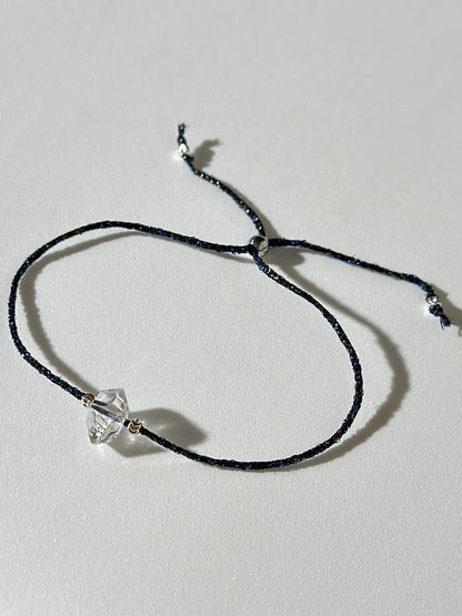 Divers Bracelet sur soie pailletée