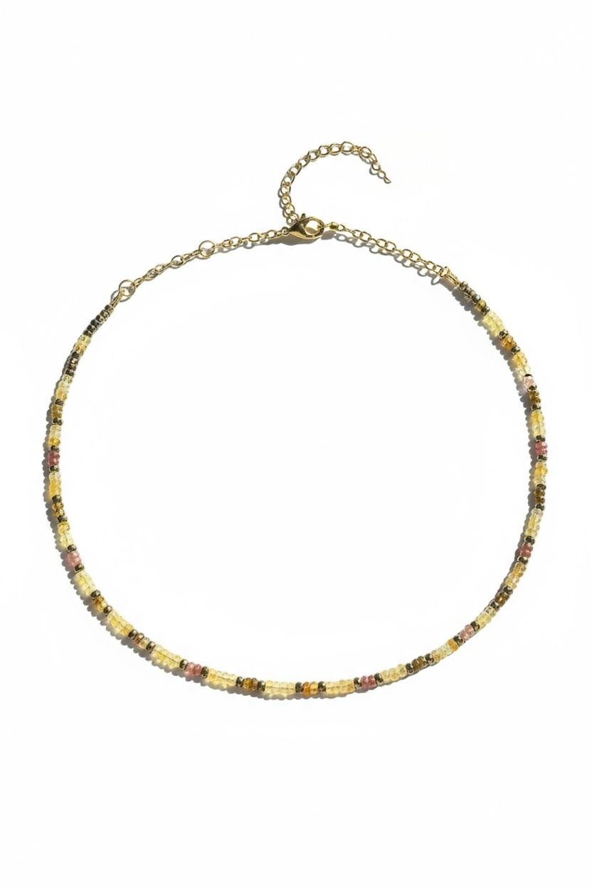 Collier Opale & Tourmaline