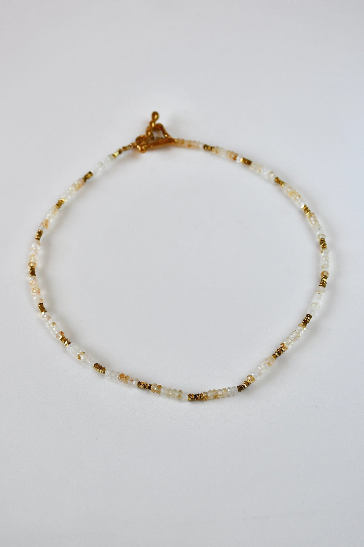 Collier fin Citrine — lumière et joie intérieure