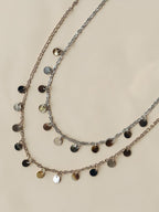 Set collana + cavigliera in madreperla
