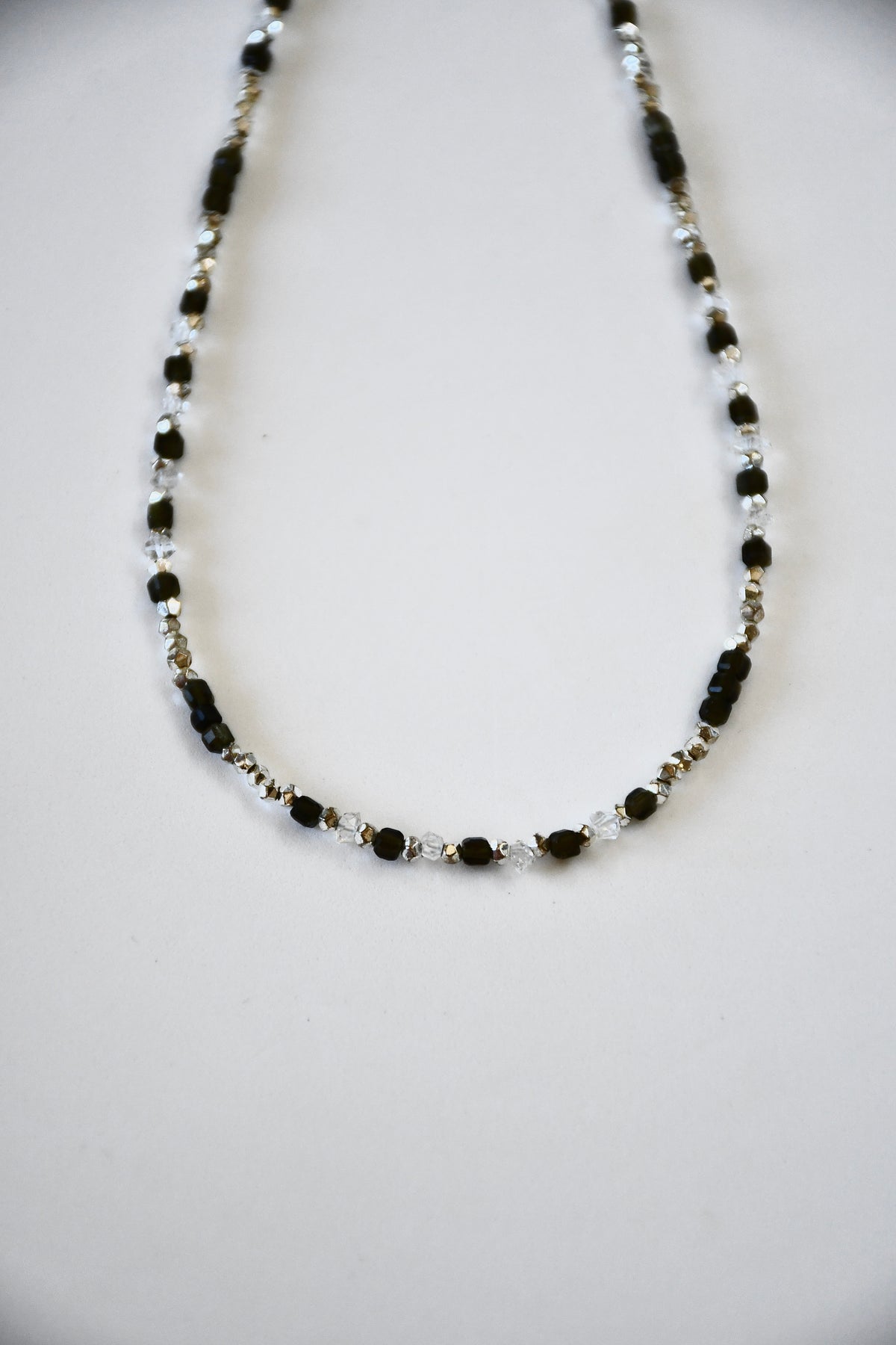 #83 Obsidian & Herkimer-Diamant