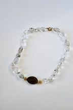 Collier Quartz Iodolite & Quartz Fumé — Clarté, ancrage et guidance intérieure