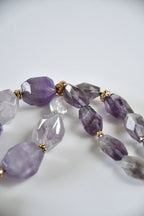 Collier Améthyste & Lave