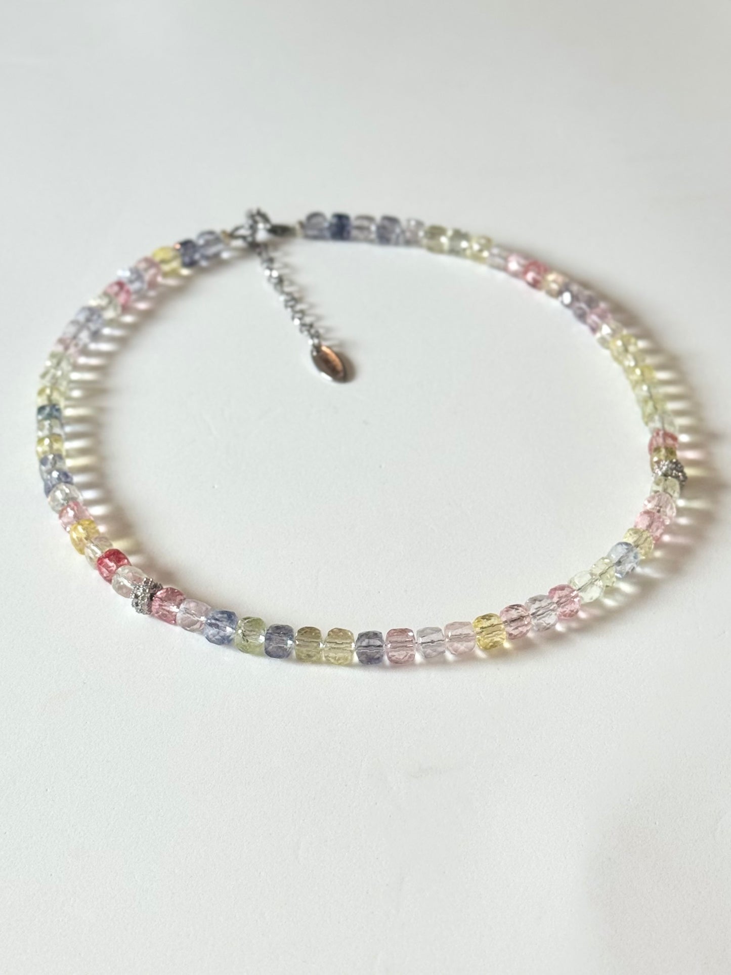 Collier Topaze colorée