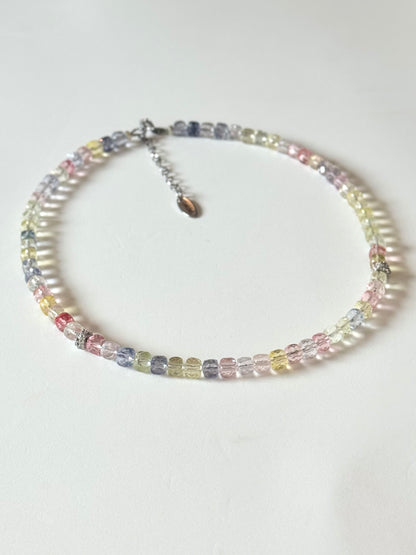 Collier Topaze colorée