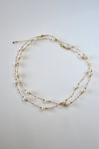 Collier “Cycle de lumière”, 21 perles d’eau douce