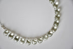 Collier gouttes Diamant Herkimer & Améthyste verte sur argent 925