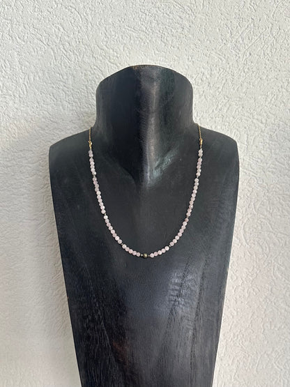 Colliers de pierres naturelles, Pierre de lune, Labradorite & Kunzite