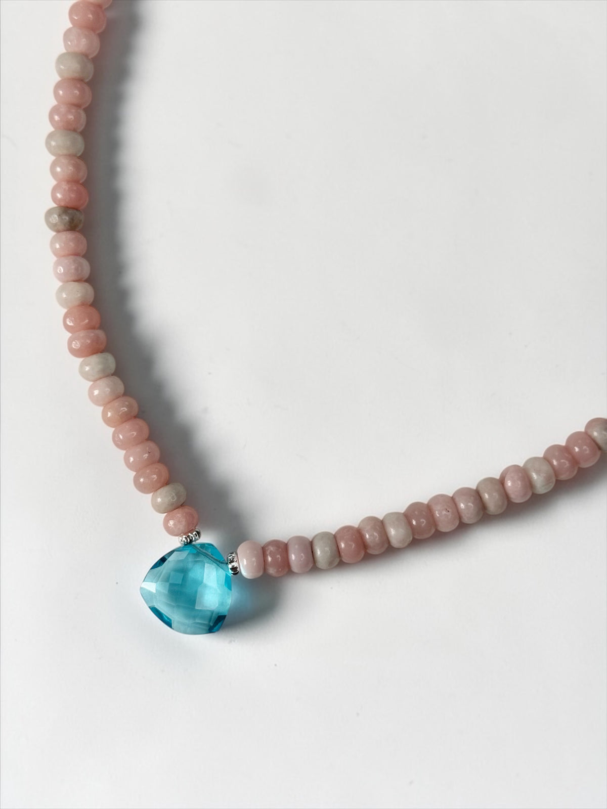 Collana Opale rosa — Dolcezza del cuore e guarigione emotiva