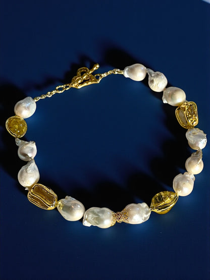 Collier perles d’eau douce — Baroque