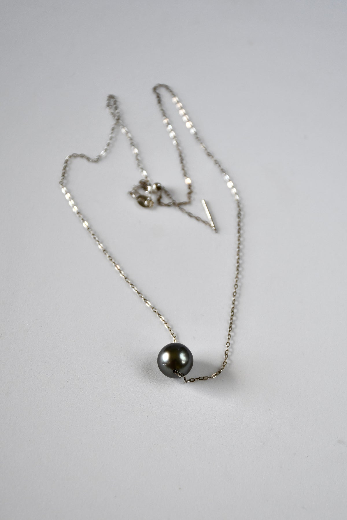 Collier perle de Tahiti sur argent 925