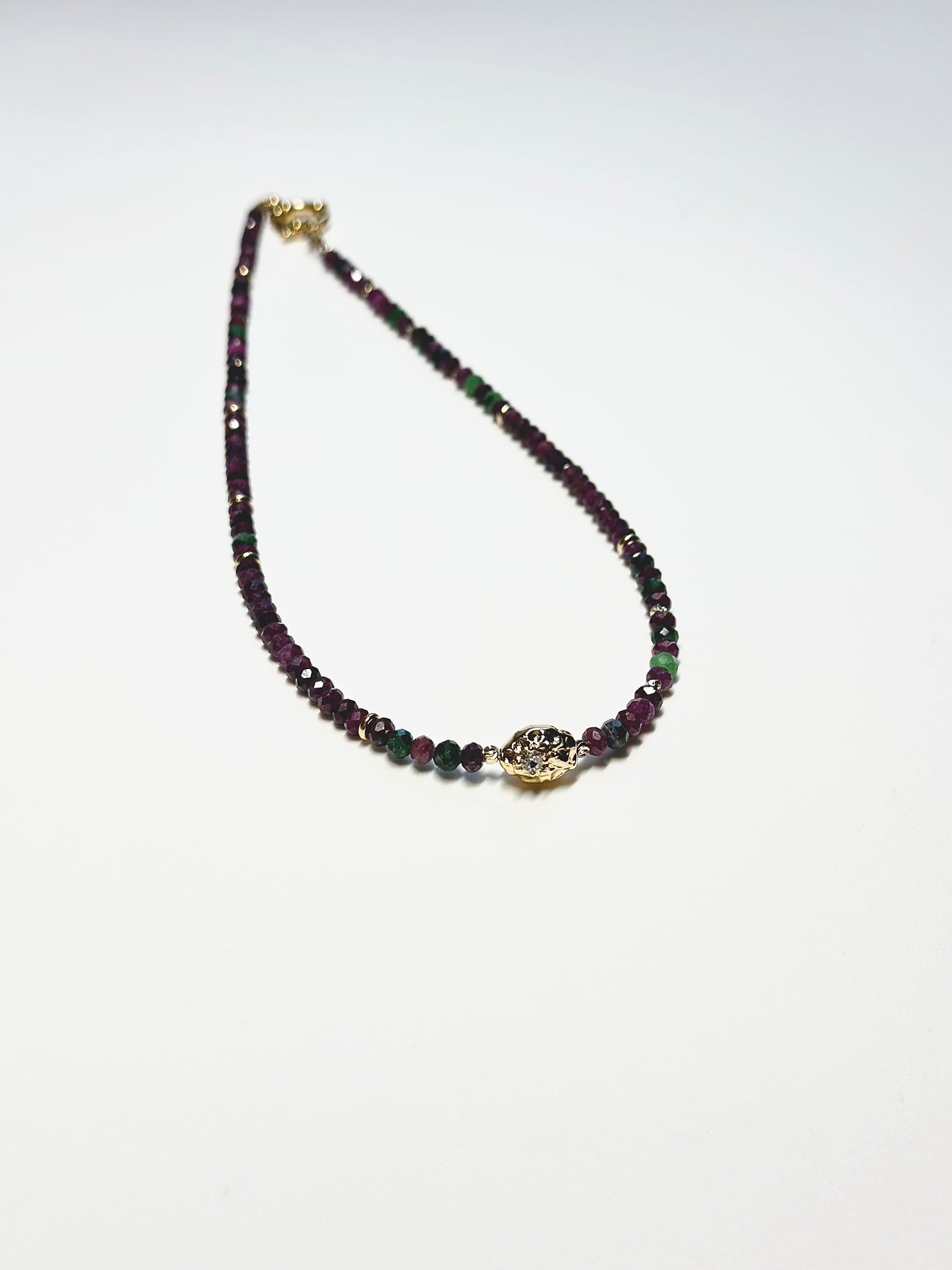 Collier Rubis — Force, Passion & Présence