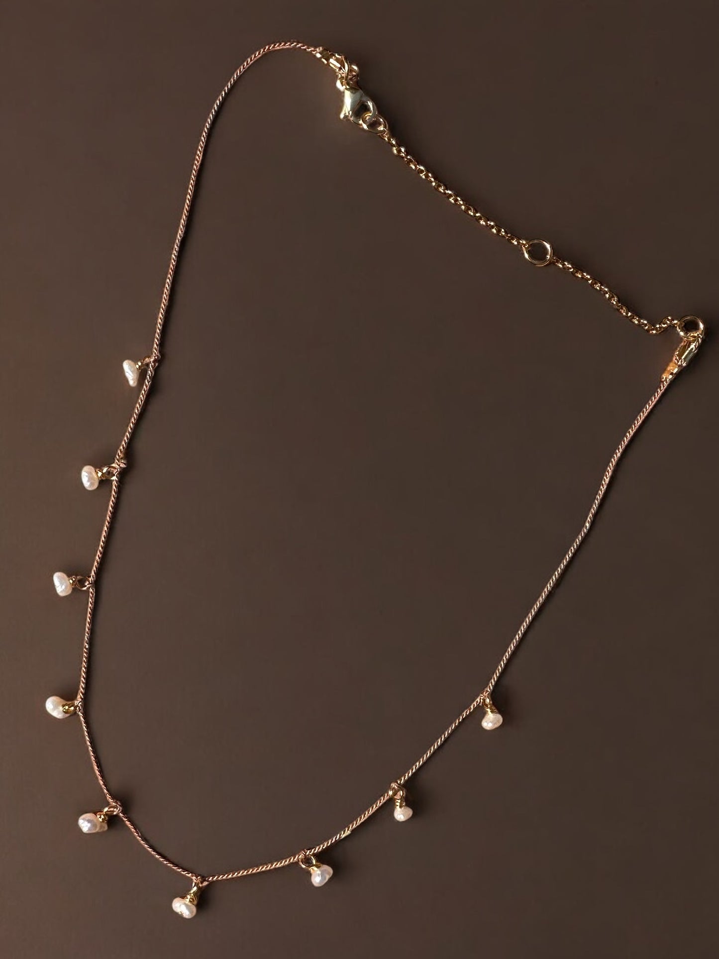 Collier de soie avec Keishi