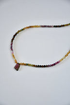 Collier Tourmaline melon d’eau