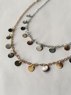 Set collana + cavigliera in madreperla