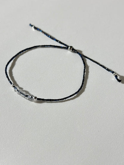 Divers Bracelet sur soie pailletée