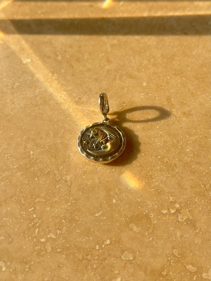 Pendentifs Zamak argent vieilli