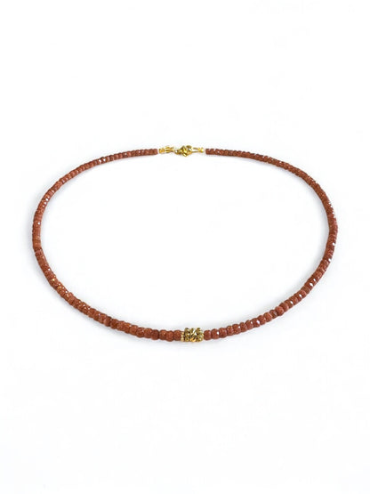 Colliers de pierres naturelles, Turquoise, Obsidienne, Aigue-Marine, Howlite, Goldstone