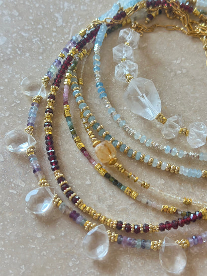 Collier Tourmaline multicolore – Équilibre et Harmonie des énergies