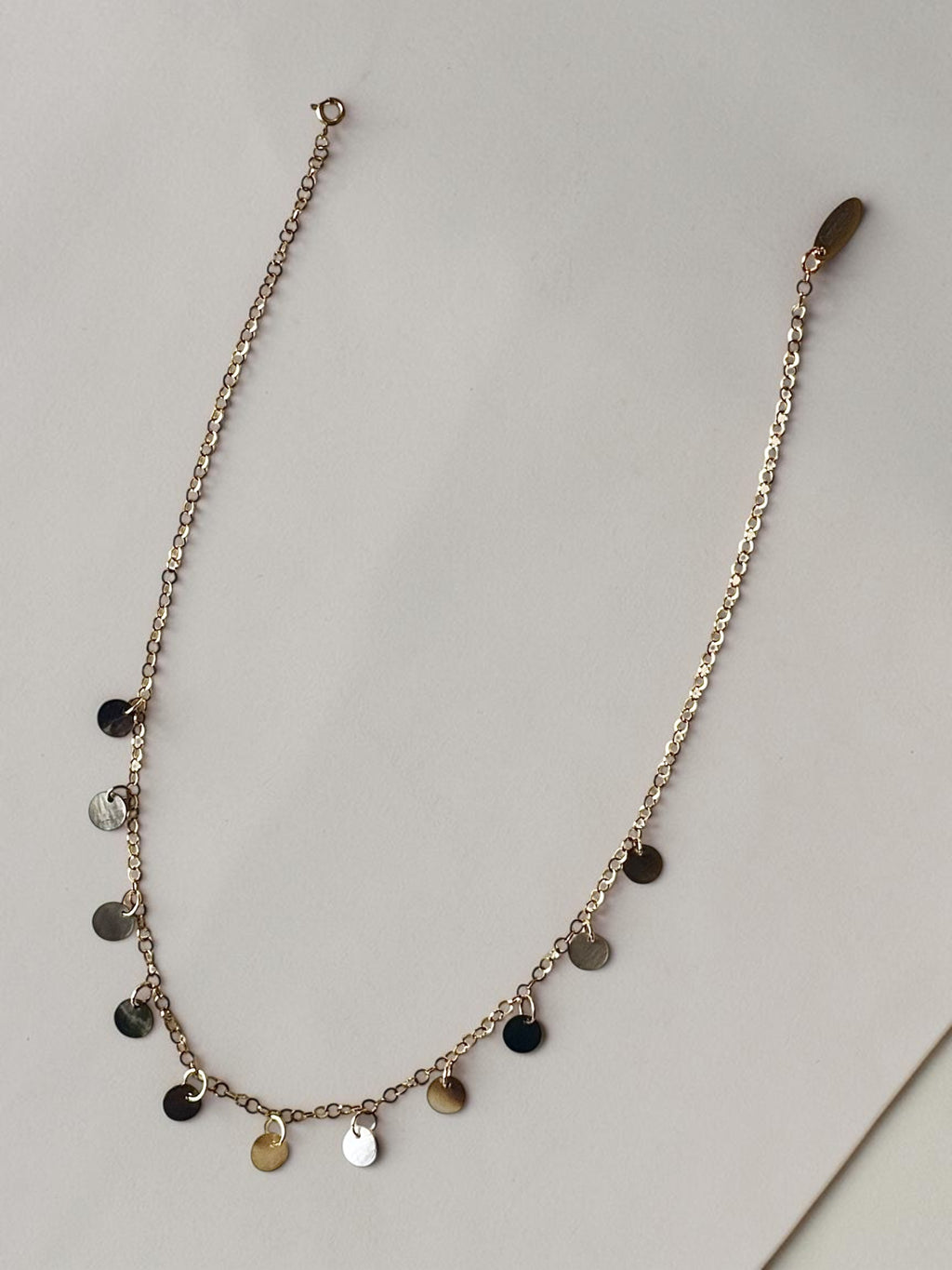 Set collana + cavigliera in madreperla