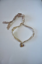 Collier Fluorite sur ruban de soie — L’Esprit Clarifié
