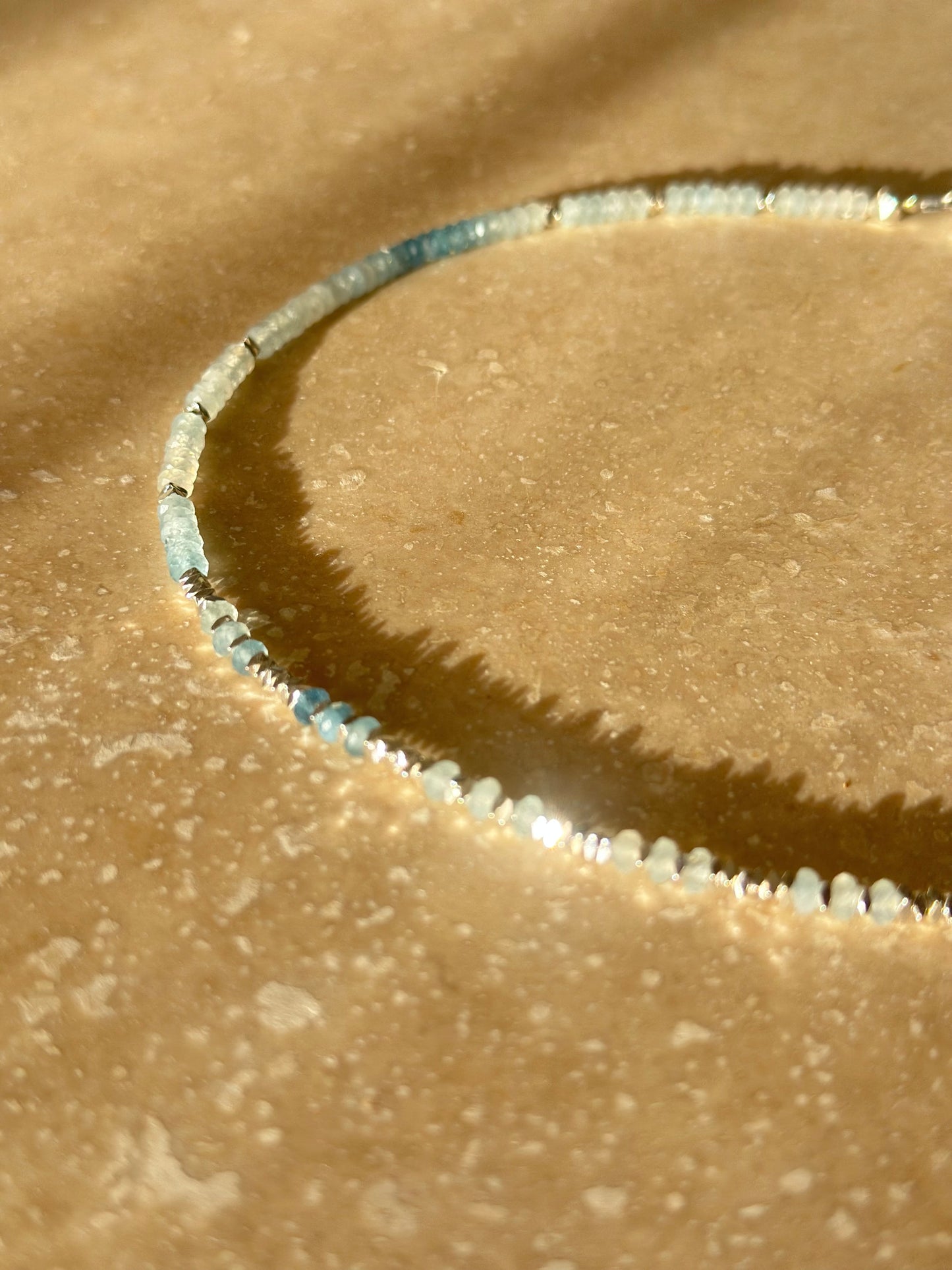 Colliers Aigue-marine – Sérénité et Communication