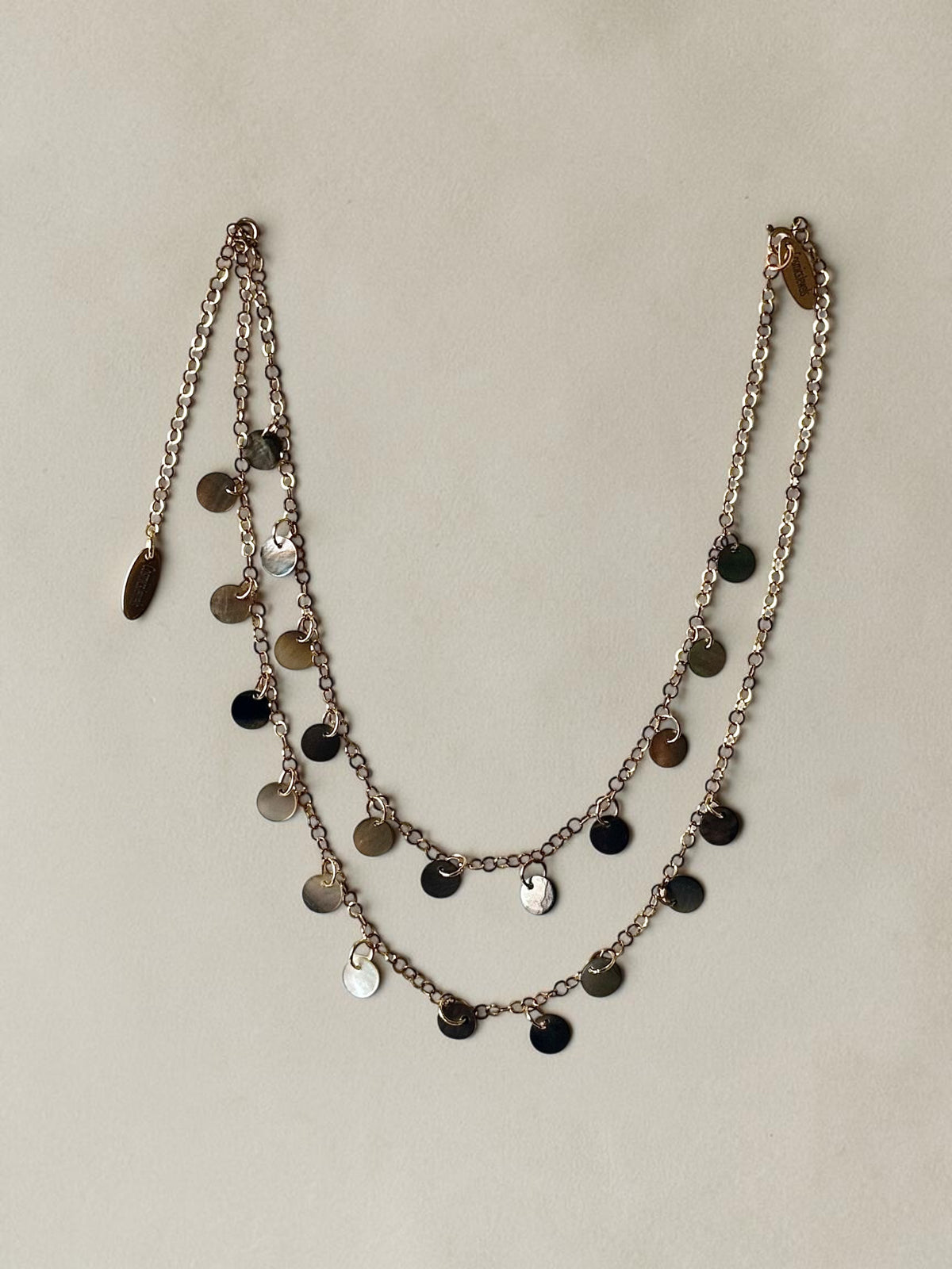 Set collana + cavigliera in madreperla