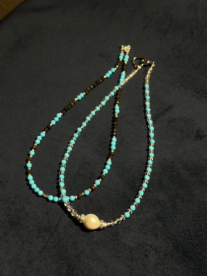 Collier Opale & Turquoise