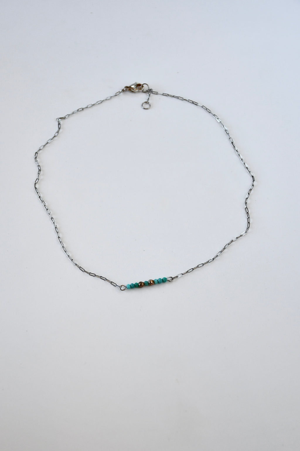 Collier Howlite turquoise