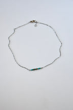 Collier Howlite turquoise