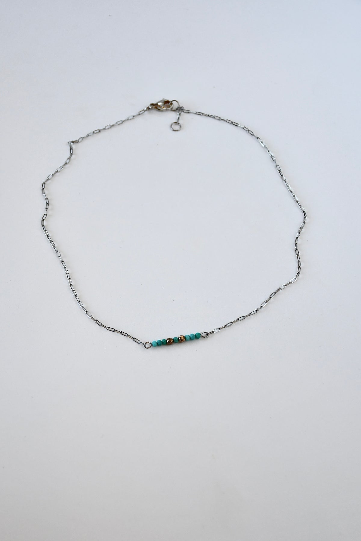 Collier Howlite turquoise