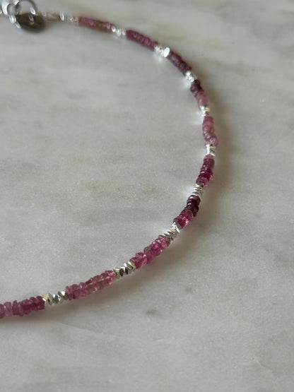 Collier Rubellite — La tendresse rayonnante