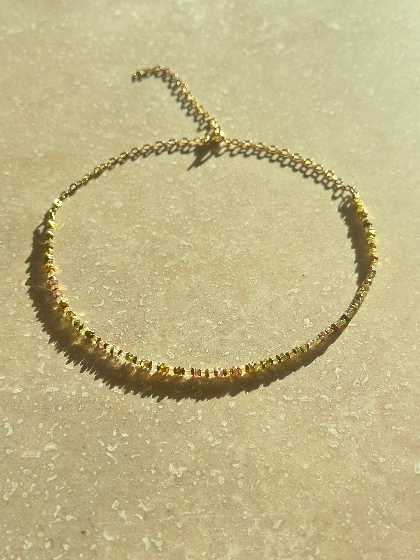 Collier Opale & Tourmaline