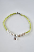 Collier Perles d’eau douce & Jade citron — Clarté intérieure et harmonie lumineuse