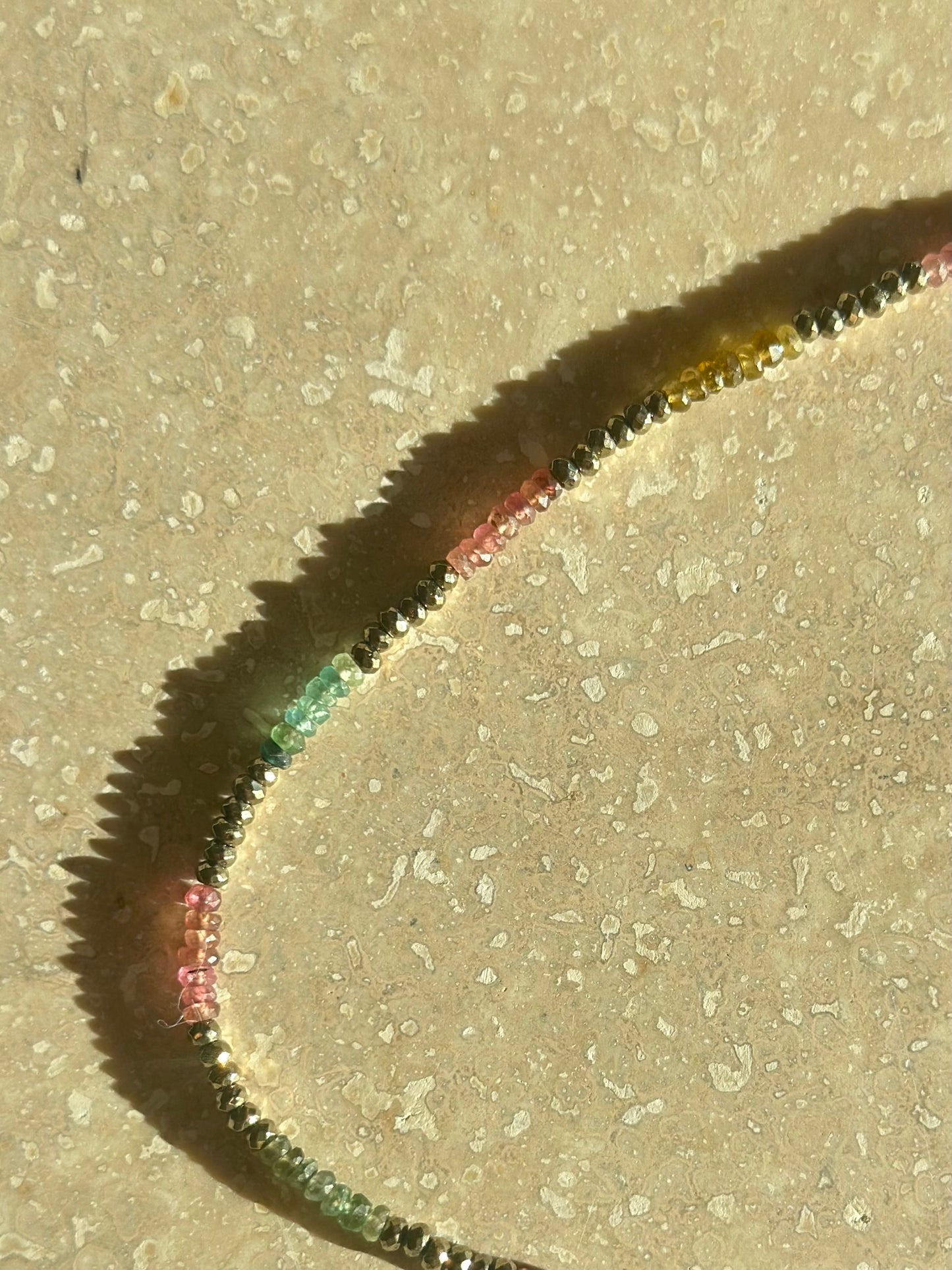 Collier Tourmaline melon d’eau