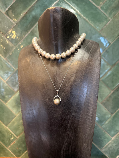 Collier Perles Shell style Tahiti