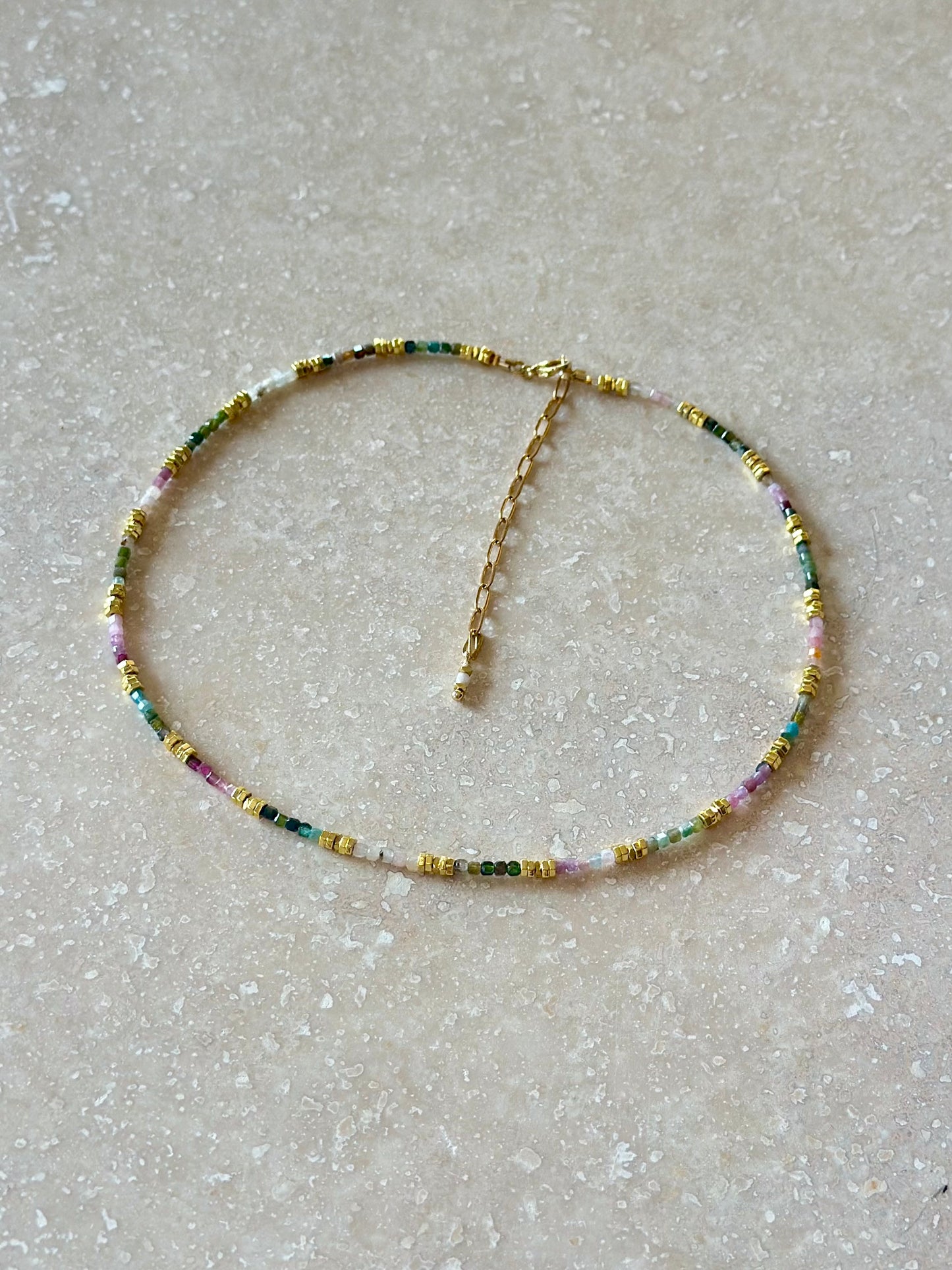 Collier Tourmaline multicolore – Équilibre et Harmonie des énergies