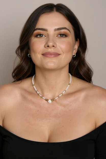 Collier Cristal de Roche – Clarté et vibration