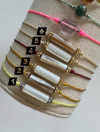 Bracciali colorati in madreperla