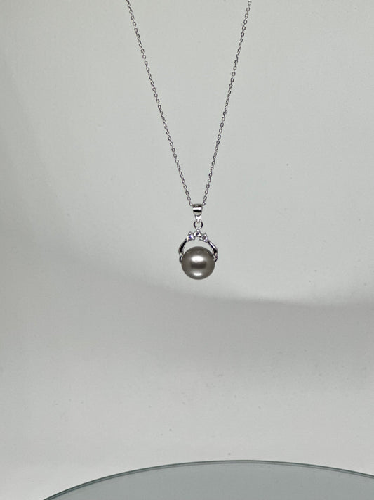 #32 Collier Perle de Tahiti sur Argent 925