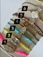 Bracelets colorés ajustables