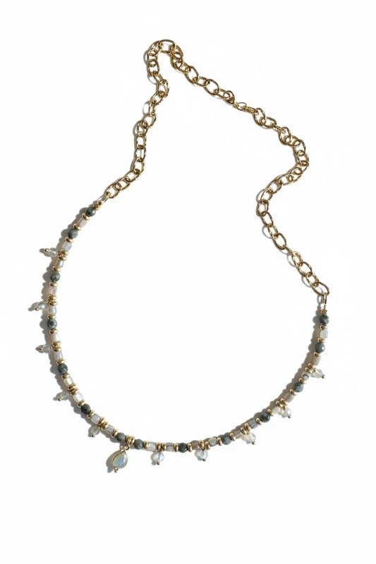 Collier bohème Labradorite