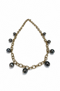 Collier de 9 Perles de Tahiti breloques