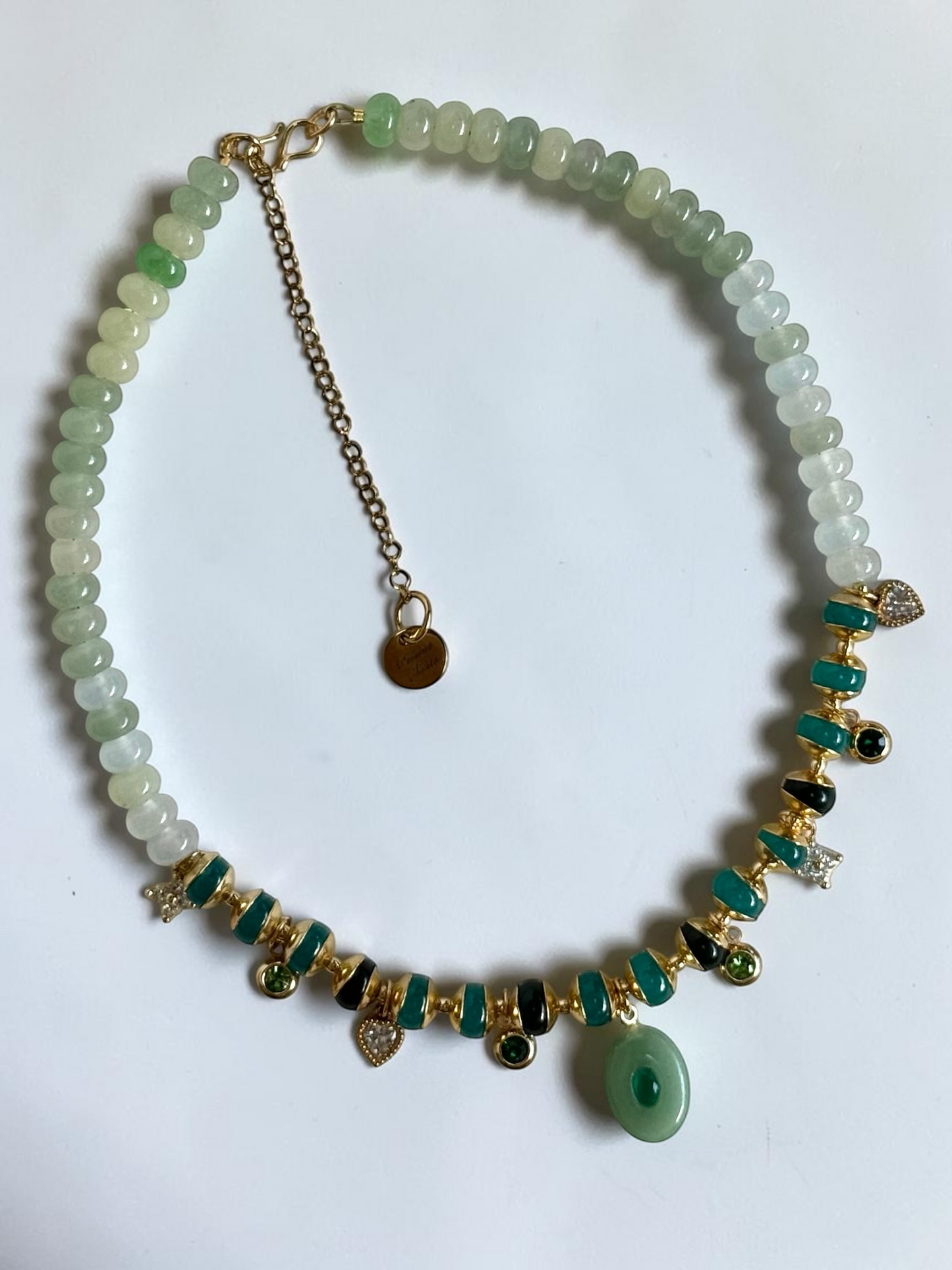Collier Charms Jade